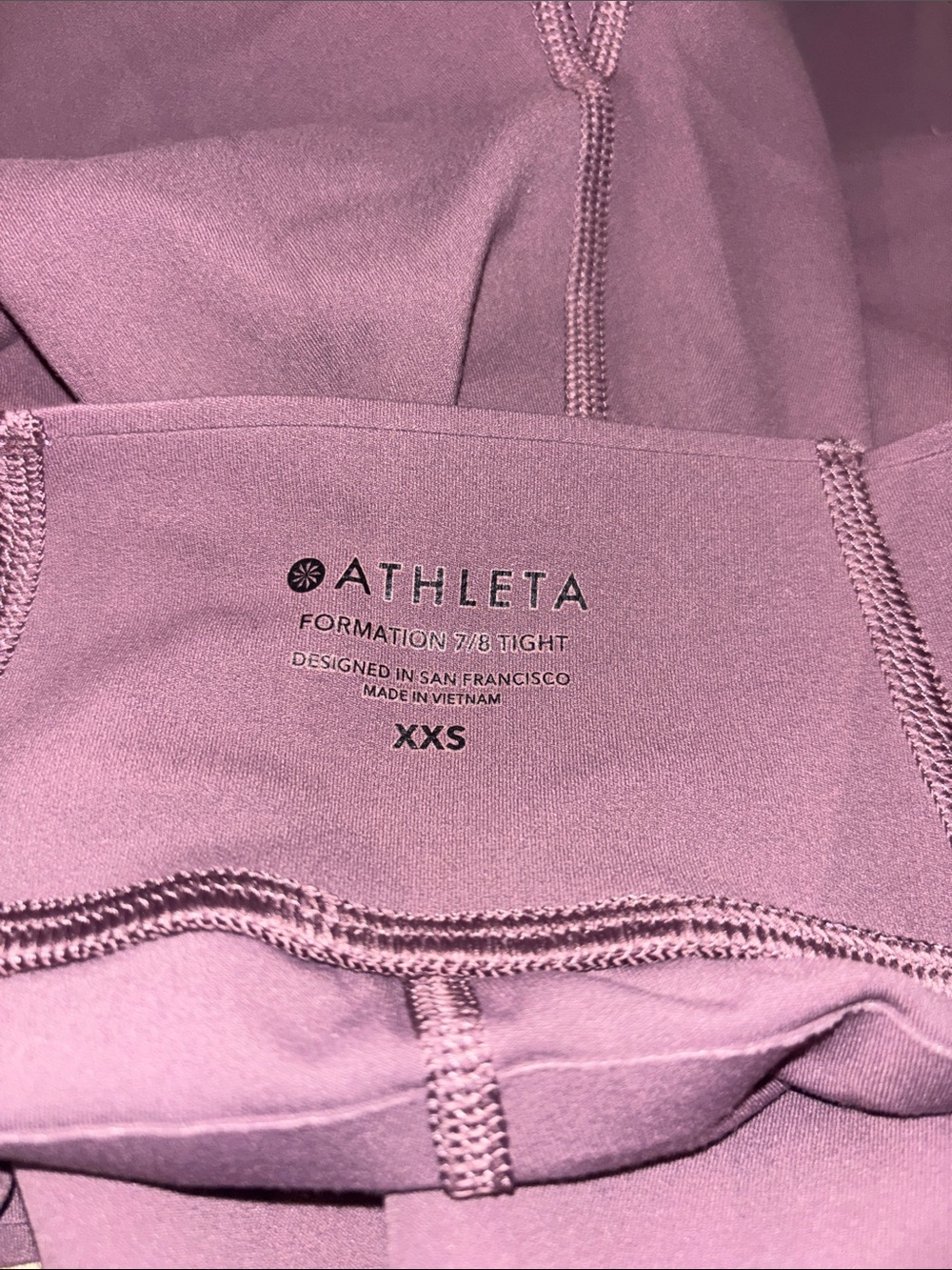 Athleta Formation 7/8 Tight Volcanic Violet - Picture 3 of 4